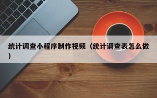 贵港统计调查小程序制作视频（统计调查表怎么做）